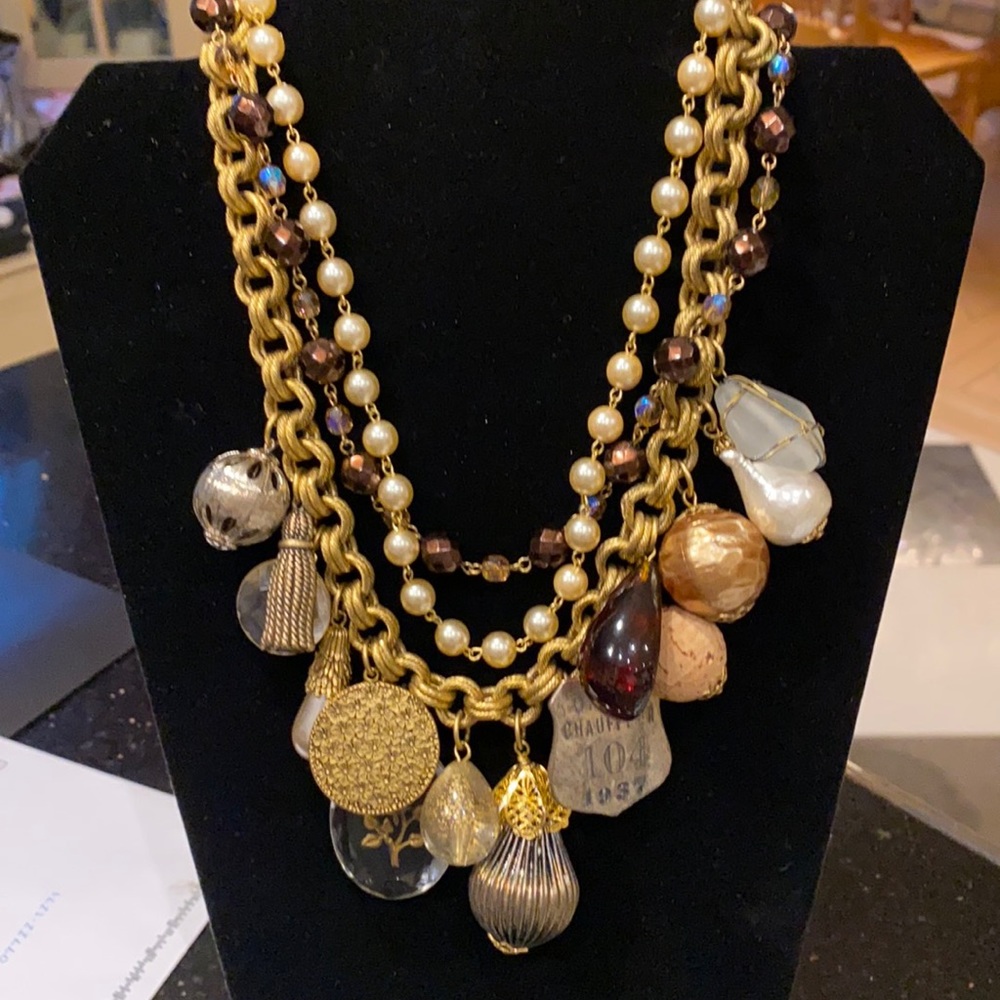 Necklace  John wind “Vintage” multi layer charm necklace